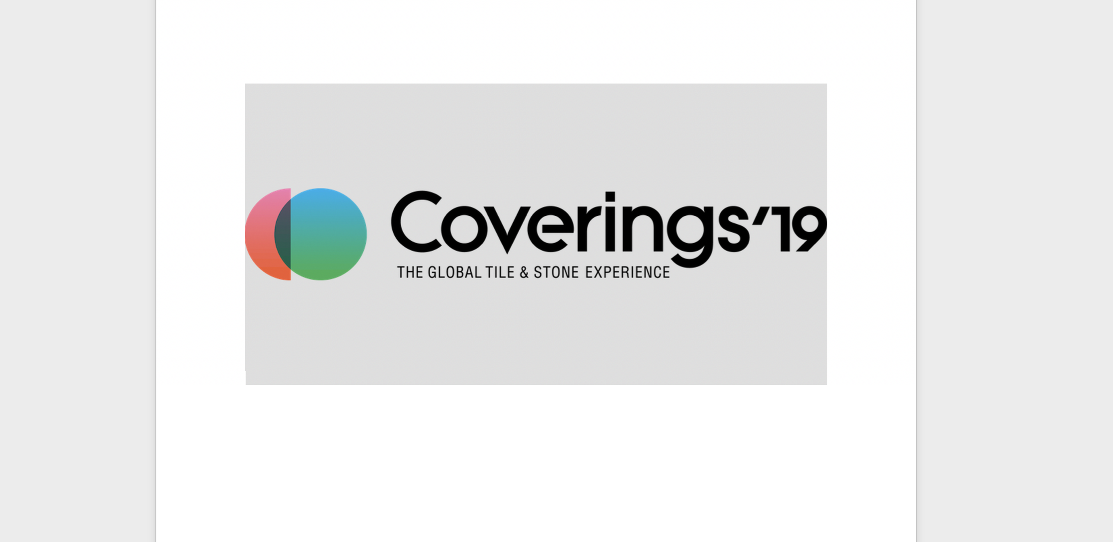 Coverings calls for top projects, emerging leaders in tile & stone